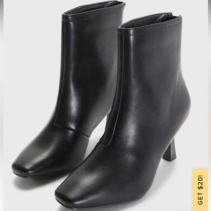 Lulu’s black ankle bootie